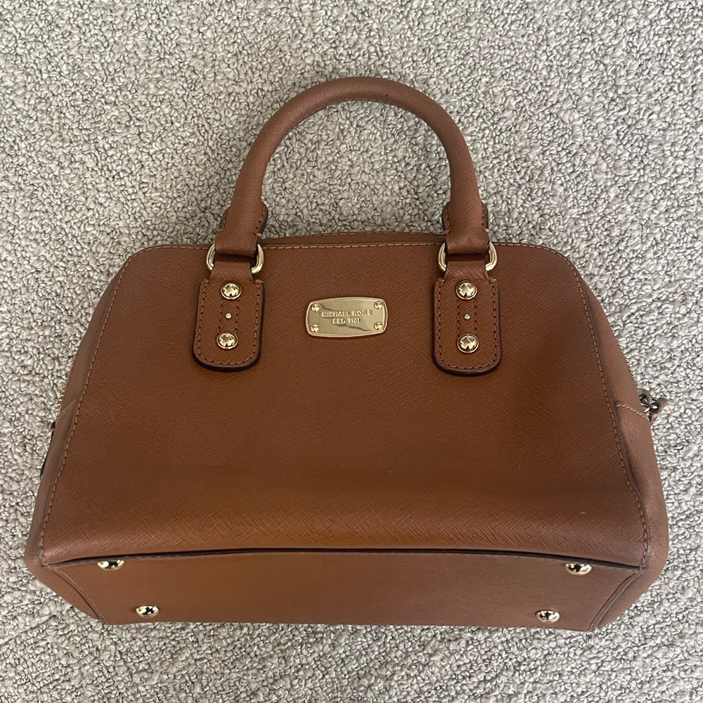 Michael Kors Tan Leather Satchel